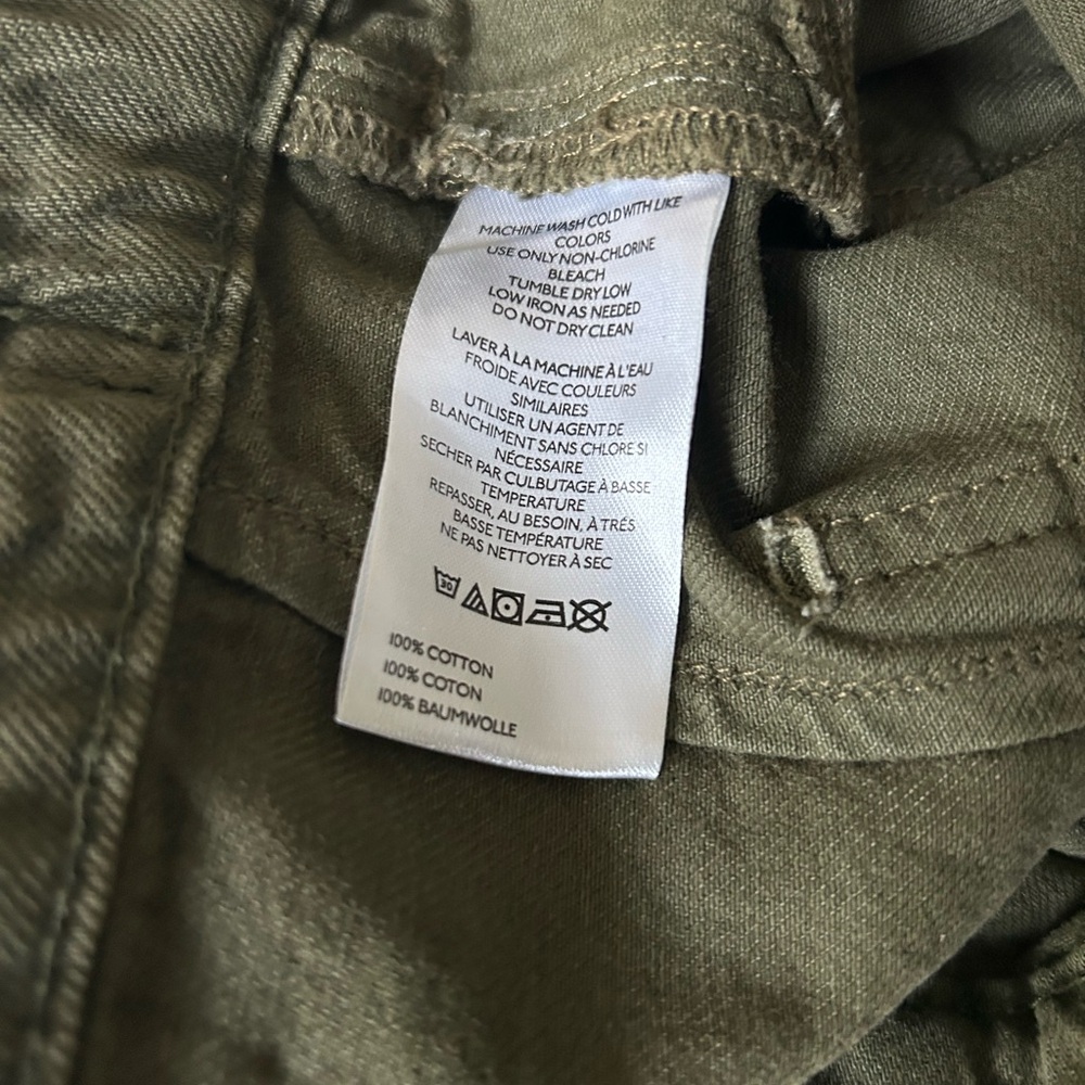 We The Free Palmer Olive Green Wide-Leg Jeans - Picture 9 of 13